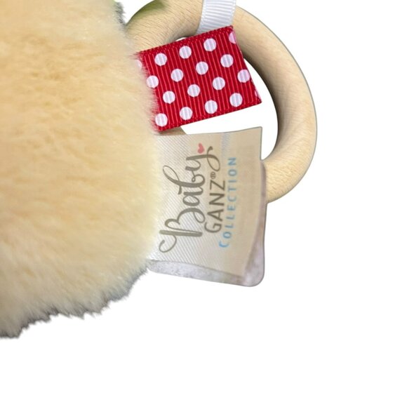 Baby Ganz Downy Reindeer Sensory Toy Baby Crinkle Belly Tags Lovey - Picture 7 of 11